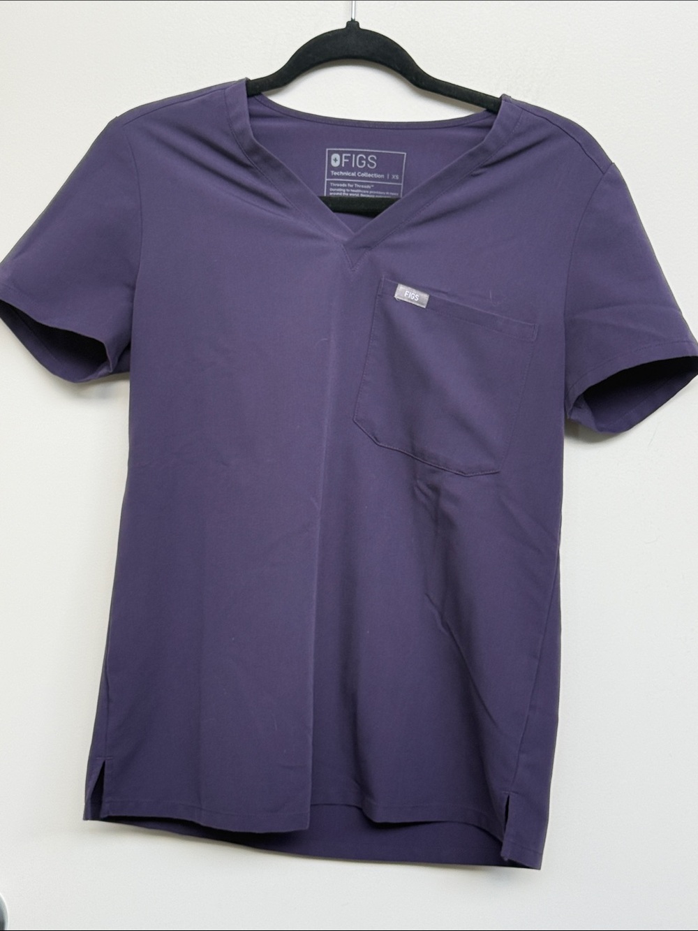 FIGS Catalina scrub top in limited edition purple